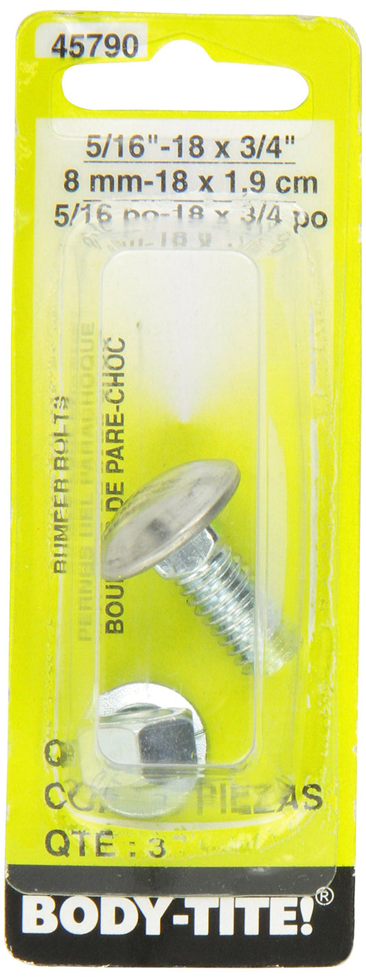 Dorman Help! 45790 Bumper Bolt W/Nut,5/16"" "