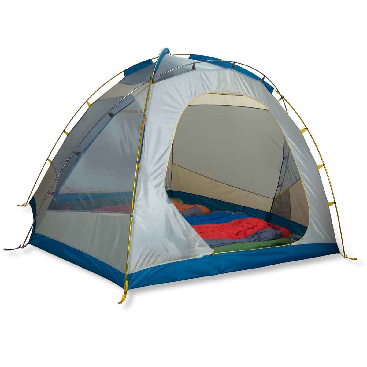 Mountainsmith Conifer 5 Person Tent Olympic Blue 3 Season 2 Doors Camping Gear