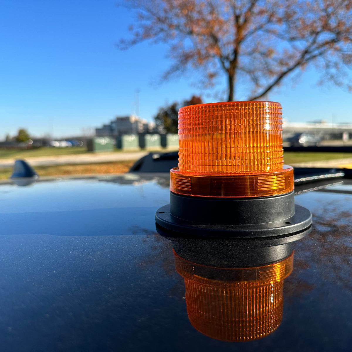 Blazer 195C48AW LED Strobe Beacon Magnetic Base Amber
