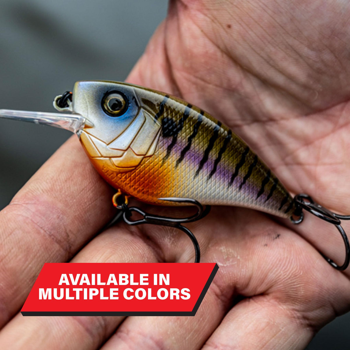 6th Sense Crush Flat 75X Live Threadfin 5/8oz Squarebill Bass Crankbait