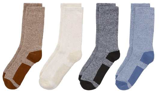 Alpine Design Performance Hiker Crew Socks - 4 Pack (US, Alpha, X-Large