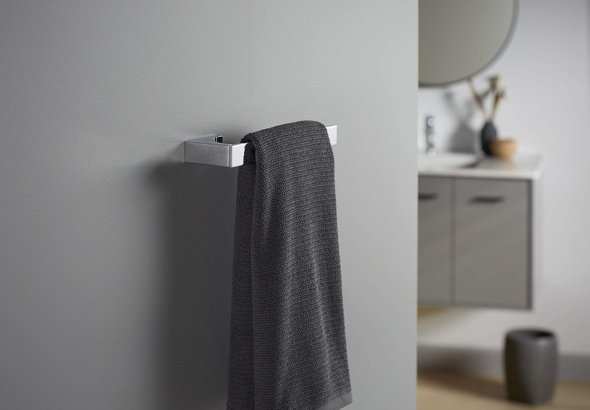 Kohler Minimal 26570-CP Towel Bar Wall Mount 10-7/16-Inch Polished Chrome
