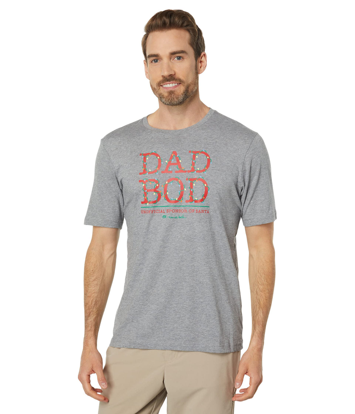 TravisMathew Spike The Punch Tee - Heather Grey Men's Small T-Shirt