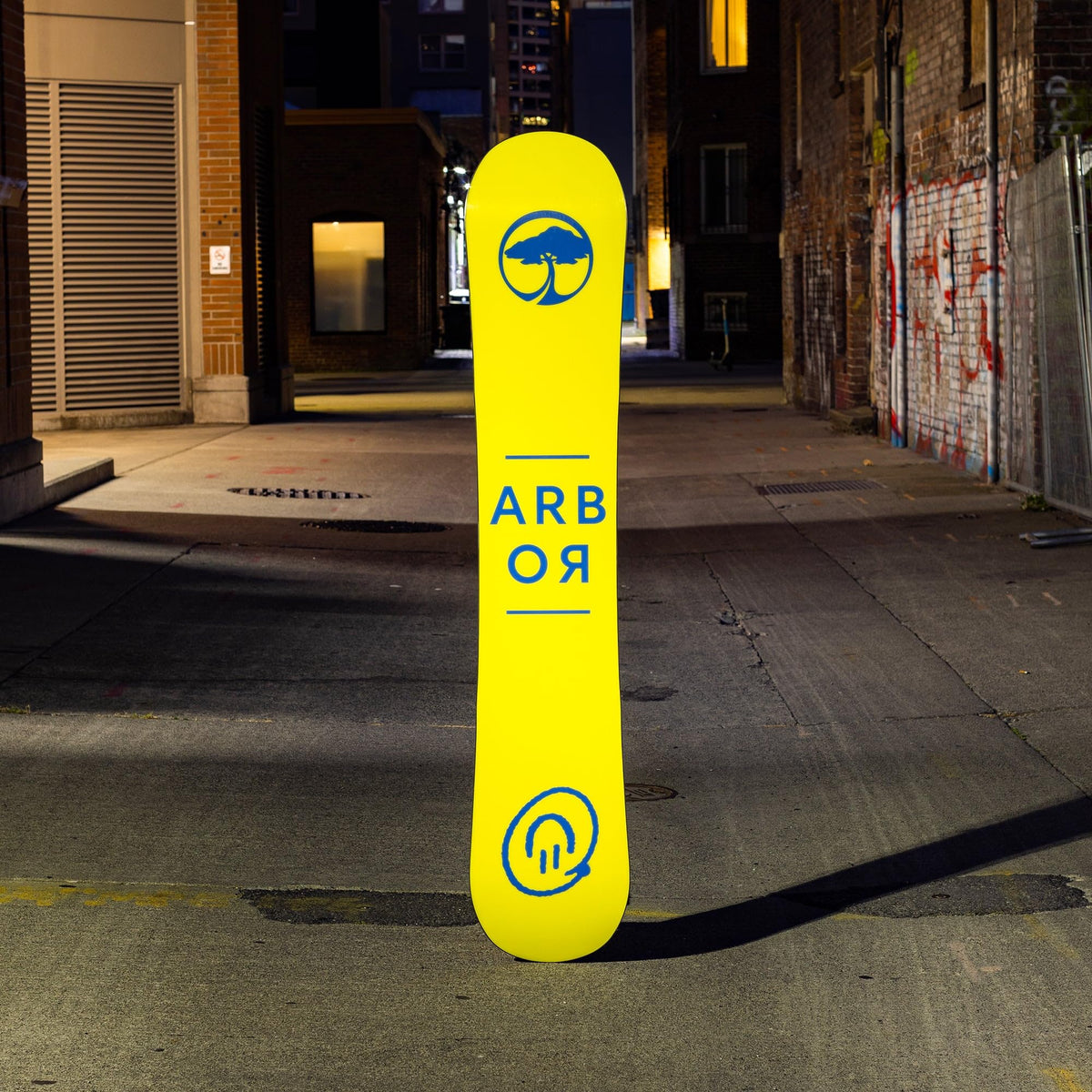 Arbor Men's Relapse 2024 Yellow Camber Snowboard 150 - Sport Board