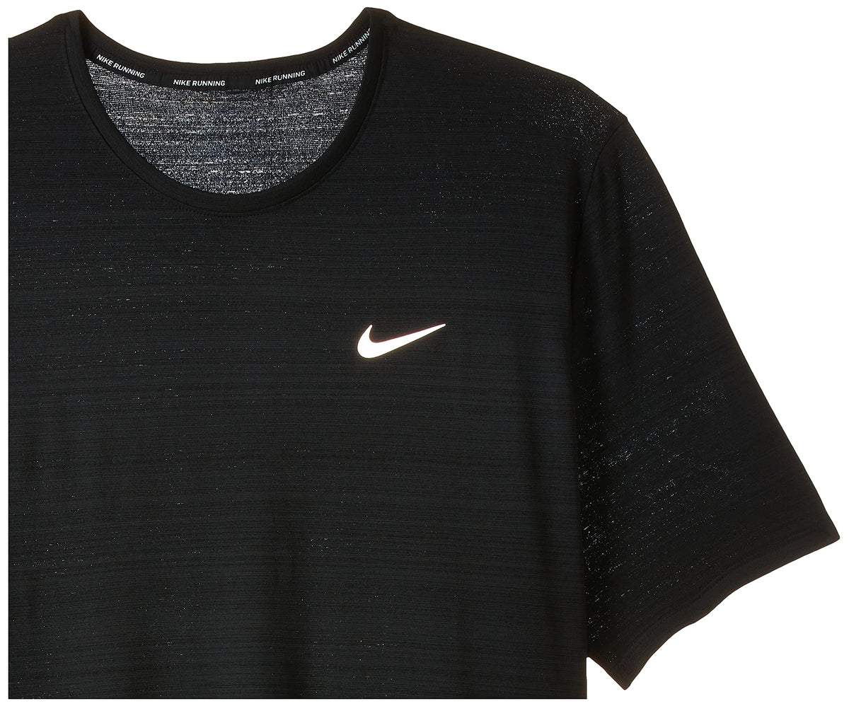 Nike Men's Dri-FIT UV Miler Large Running Shirt - Rush Fuchsia Activewear
