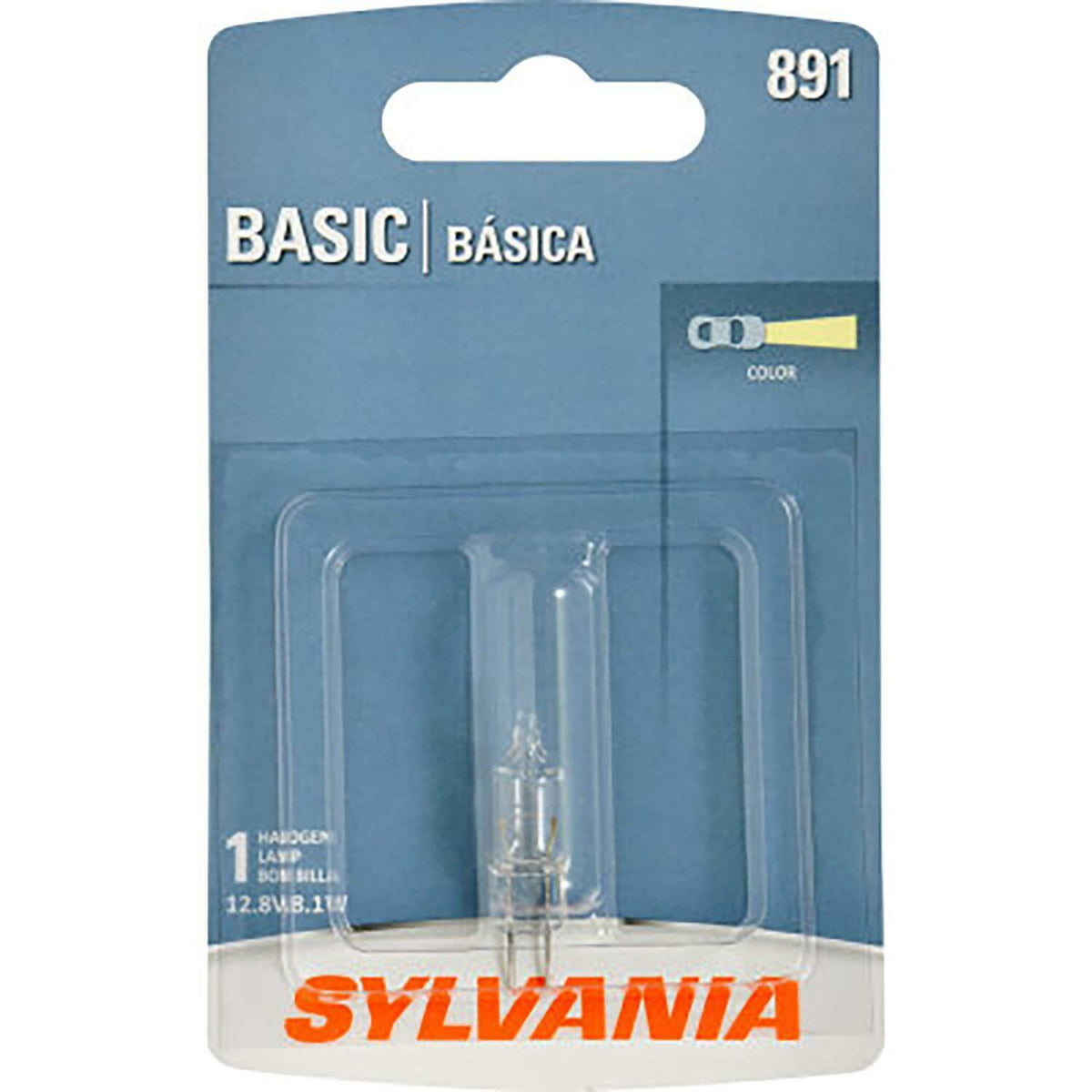 SYLVANIA - 891 Basic - Halogen Light Bulb for Fog and Center High-Mount Stop