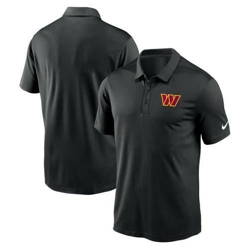 Nike Men's Black Washington Commanders Dri-FIT Performance Polo Size Small