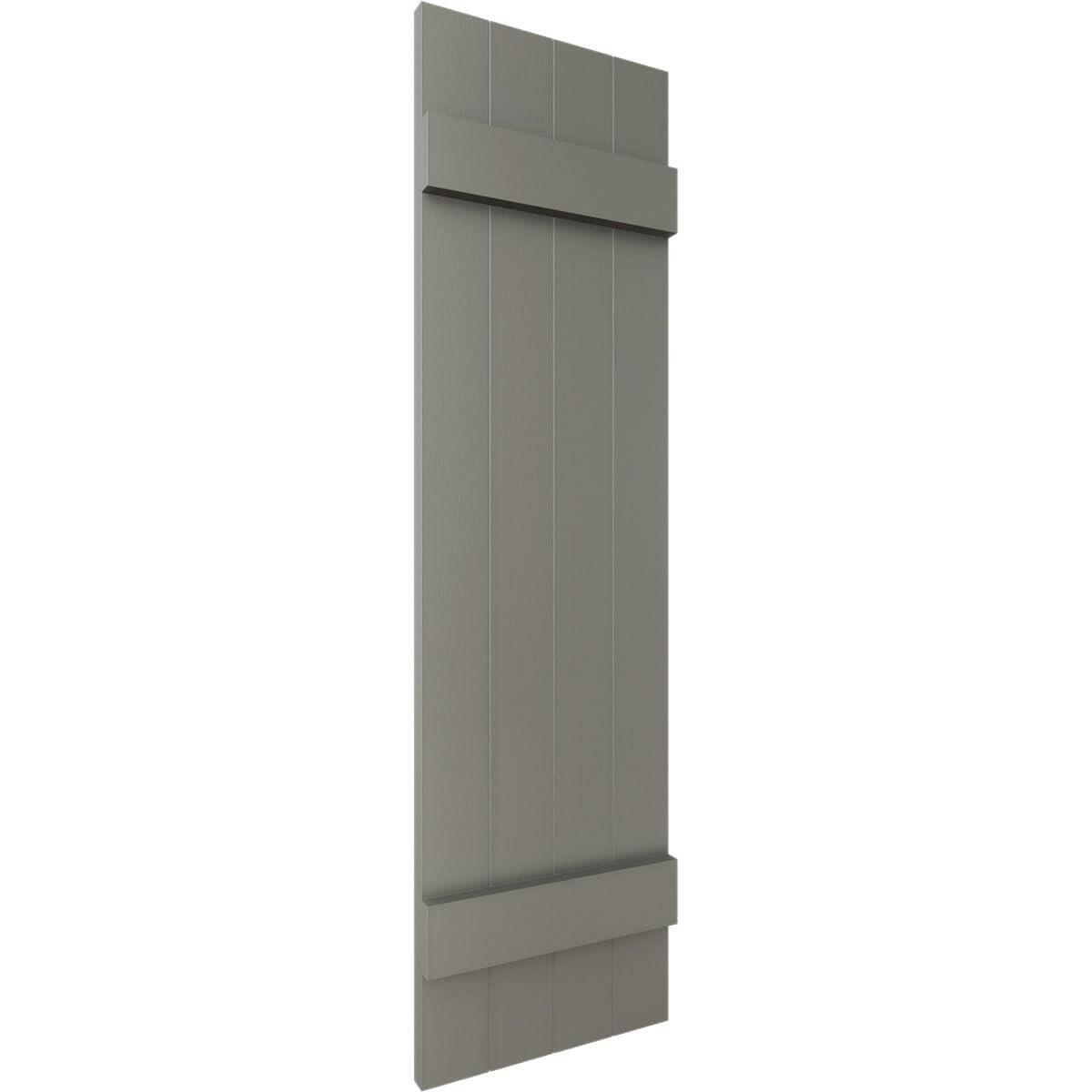 Mid America 14x24 Vinyl Shutter Tuxedo Grey J41424018 Stylish