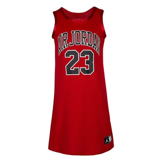 Jordan HBR Jersey Dress Girls Gym Red 6 Toddler/Little Kids Cotton Knit