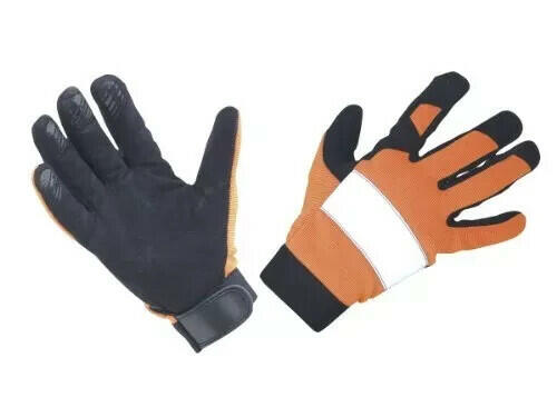 SAS Safety Reflective Gloves Orange Large Model 6363 Material