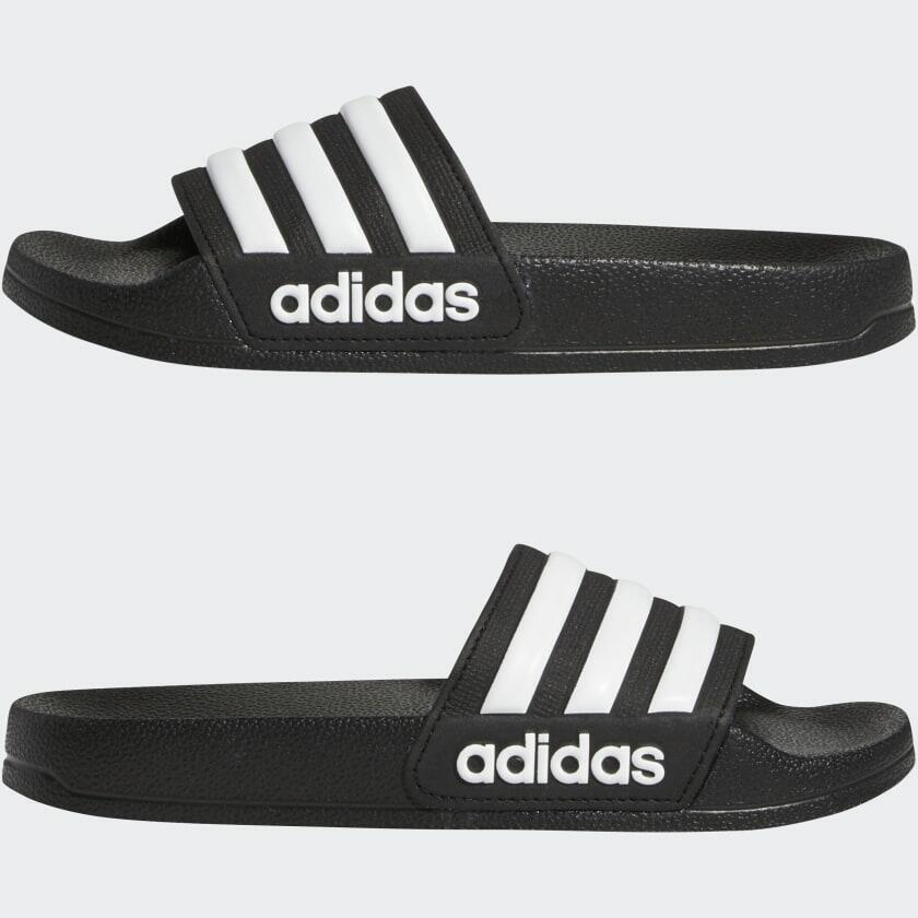 adidas,unisex-youth,Adilette Comfort,Black/White/Black,11K