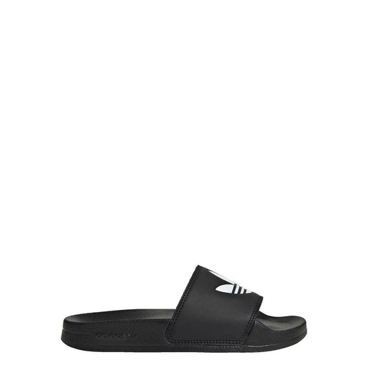 adidas Originals Adilette Lite J Kids Slides Black/White Size 3 Big Kid