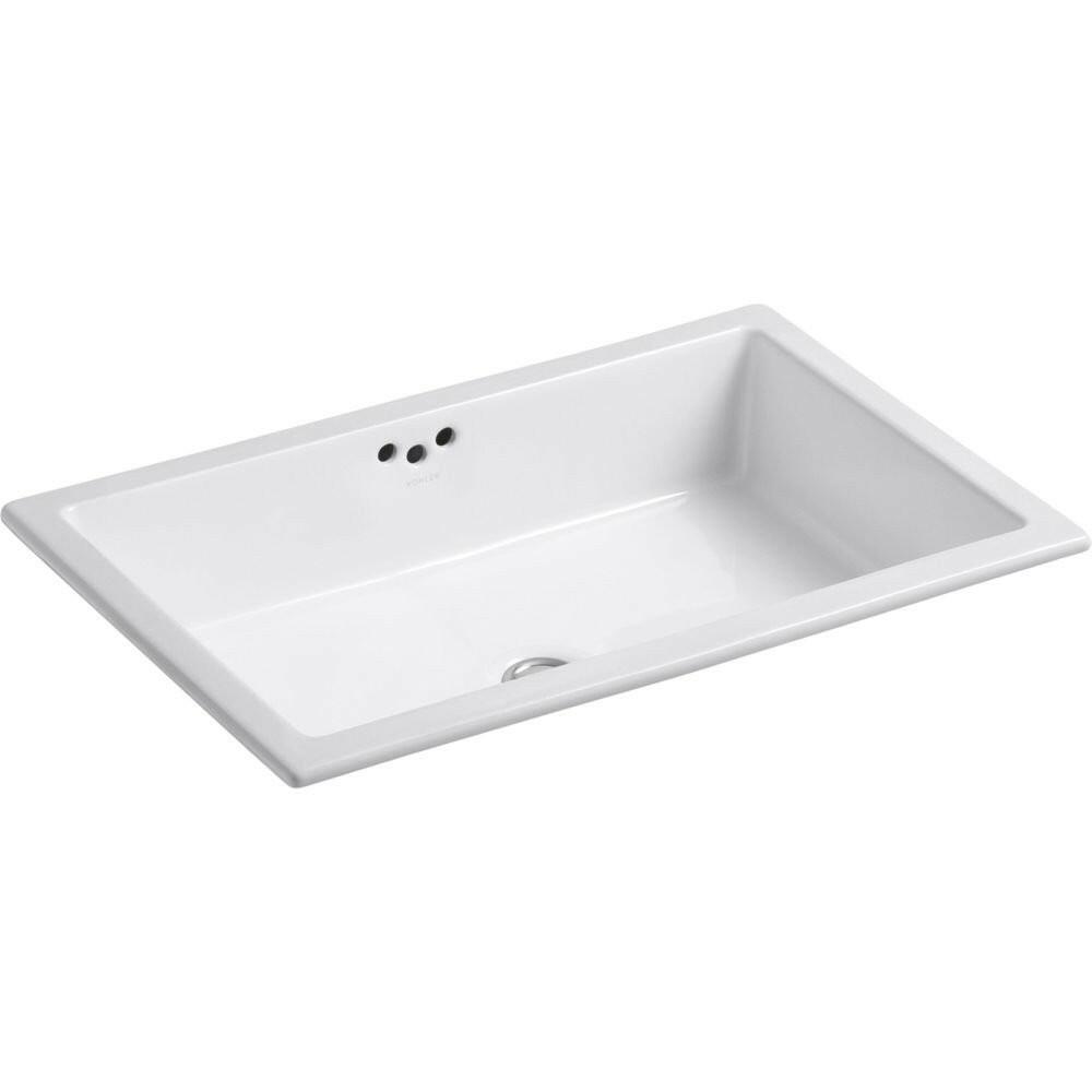 Kohler Kathryn K-2297-G-7 Undermount Bathroom Sink Overflow Black