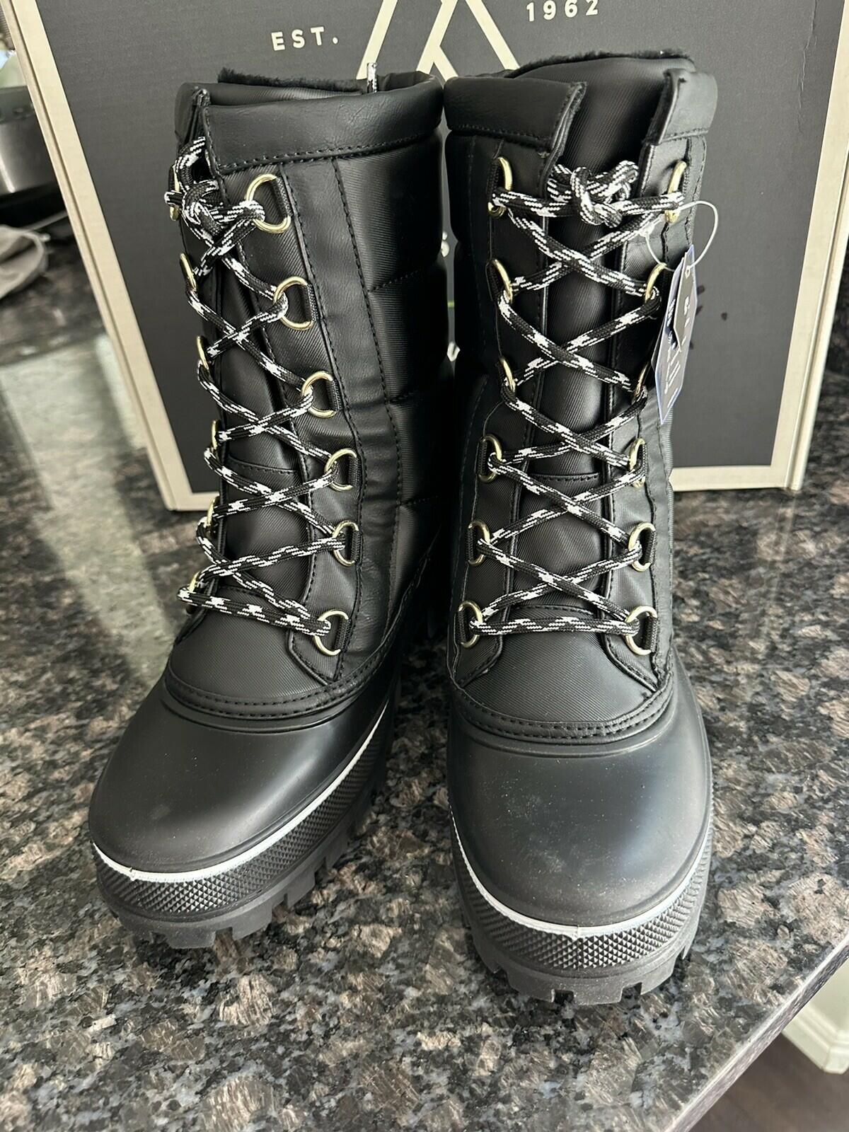 Alpine Design Womens Willow Quilted 200G Snow Boots Waterproof Mid-Calf