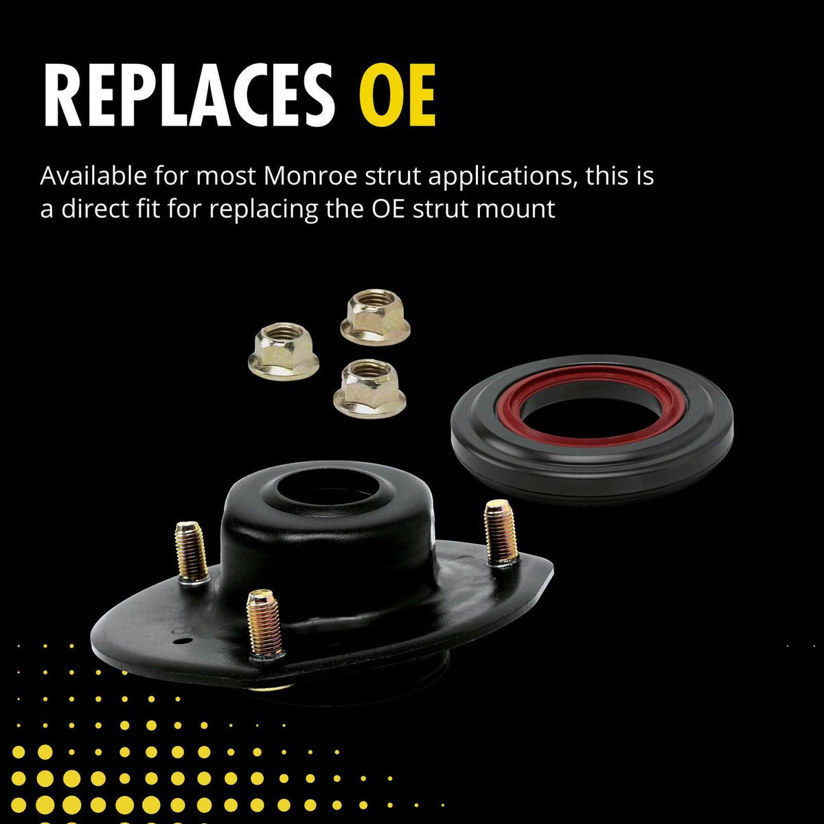 Monroe Strut-Mate 909937 Front Upper Suspension Coil Spring Seat For 06-11 Kia