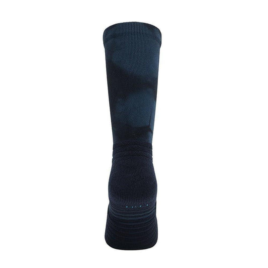 Stance Crew Inclination Blue Socks Large Unisex Polyester Solid Closed Toe