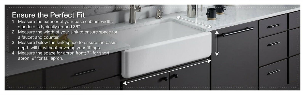 Kohler Whitehaven 6427-DGB 36 in Double Bowl Farmhouse Kitchen Sink Indigo Blue