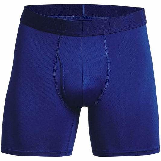 Under Armour Tech Mesh Boxerjock 2-Pack Small Bauhaus Versa Blue