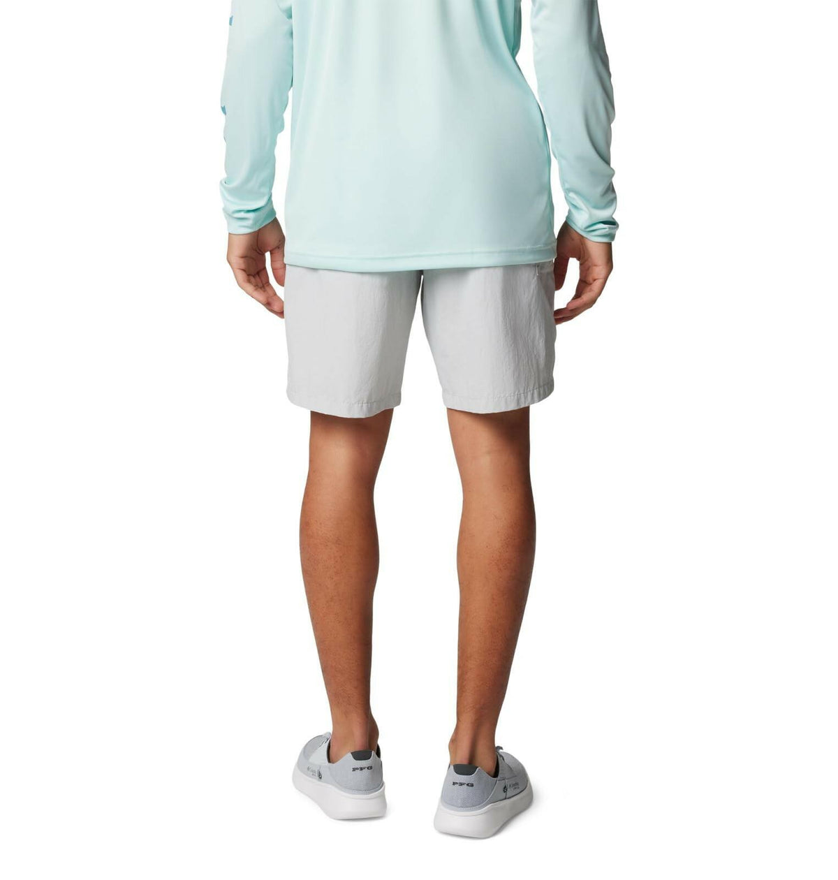 Columbia Men's Backcast III Water Shorts, Cool Grey, UPF 50, X-Large, Quick Dry