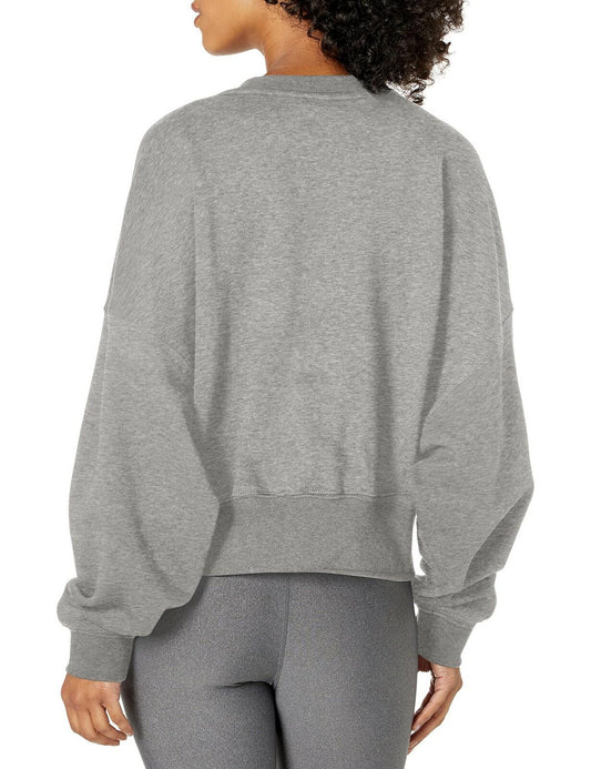 adidas Originals Adicolor Fleece Sweatshirt Women Small Medium Grey Heather