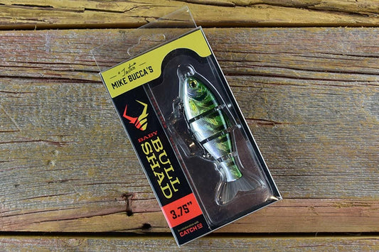 Catch Co Mike Bucca Baby Bull Shad Swimbait 3.75in 1/2oz Pearl Bone
