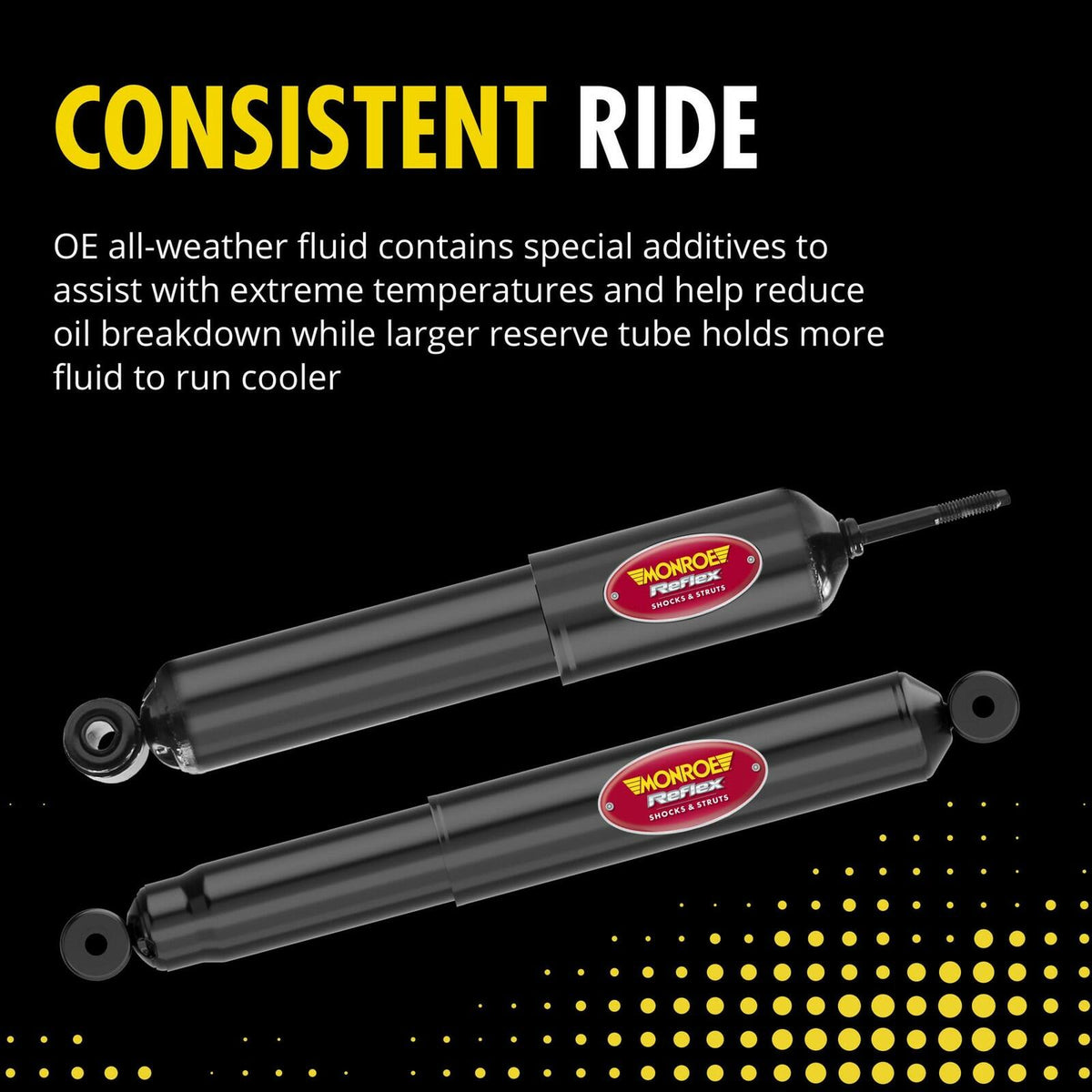Monroe Reflex 911166 Rear Monotube Gas Charged Shock Absorber For 2000-2006 GMC