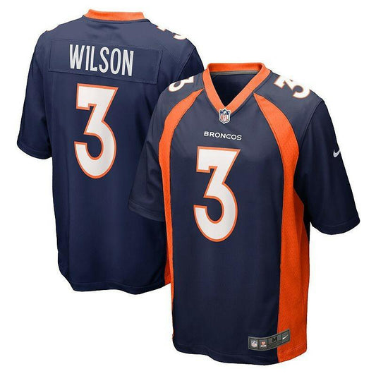 Nike Youth Russell Wilson Navy Denver Broncos Game Jersey - NFL Apparel