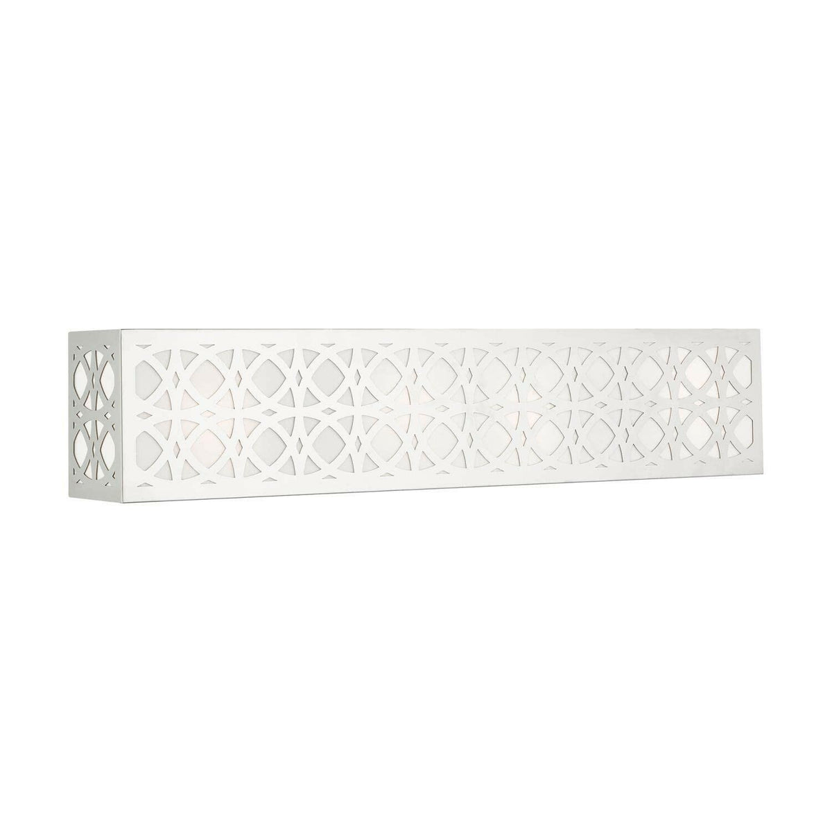 Livex Lighting Calinda Chrome Wall Sconce, ADA Compliant, Warm White Light