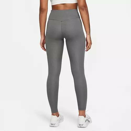 Nike Therma-FIT One Women's Mid-Rise Leggings Iron Grey Heather Black XSHeather/Black