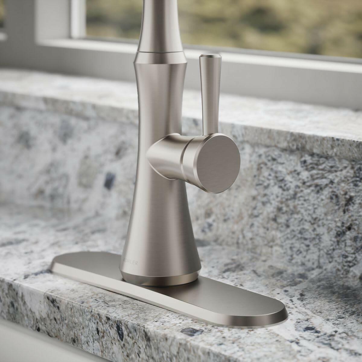 Kohler Kaori S95301293 Pull Down Kitchen Faucet Single Handle Vibrant Stainless