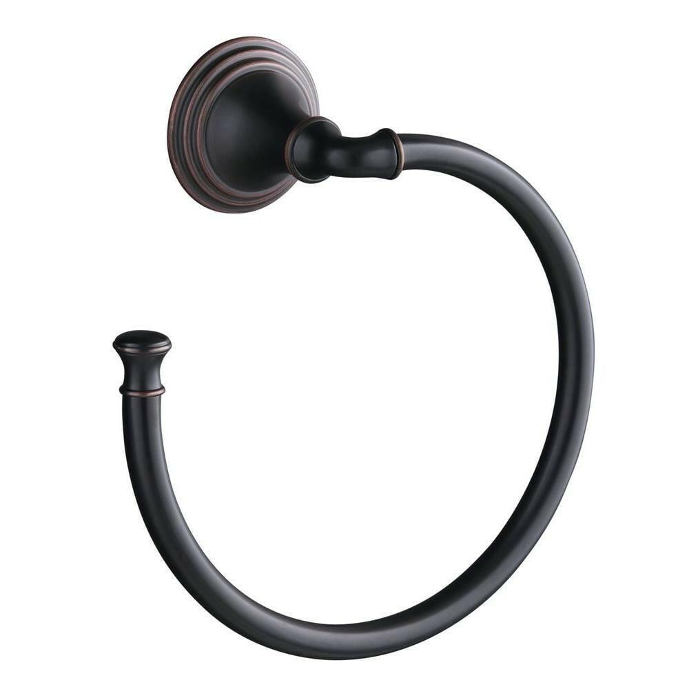 Kohler Devonshire Towel Ring Oil-Rubbed Bronze R-10557 Bath Accessory