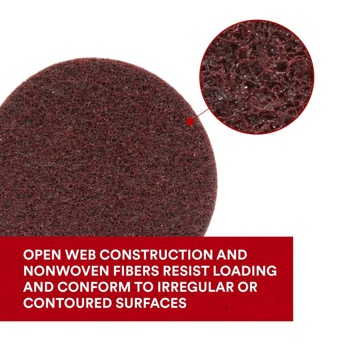 3M Scotch-Brite 5 in Surface Conditioning Disc NH A CRS,Hook & Loop,50/case
