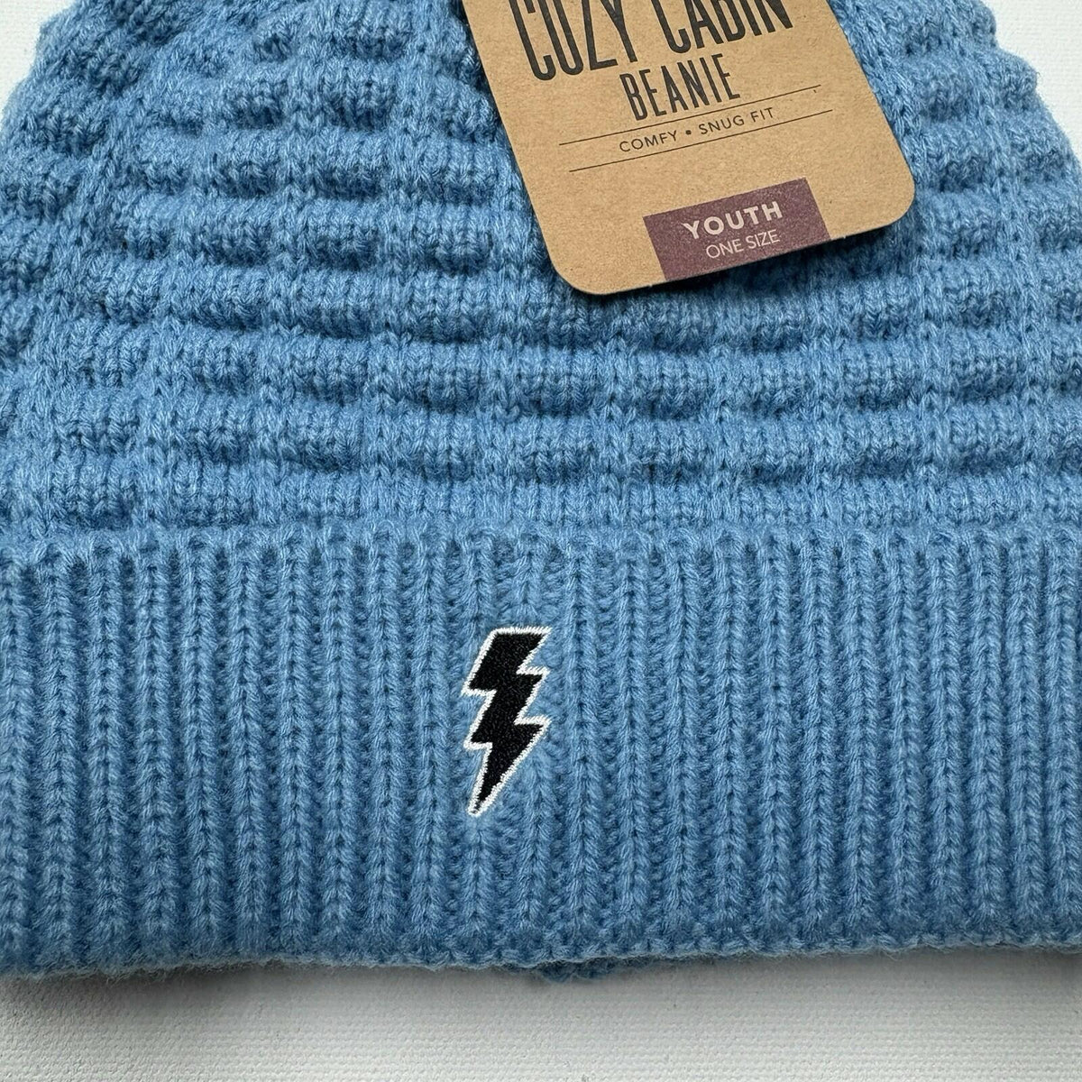 Northeast Outfitters Cozy Cabin Youth Beanie Light Blue Unisex One Size