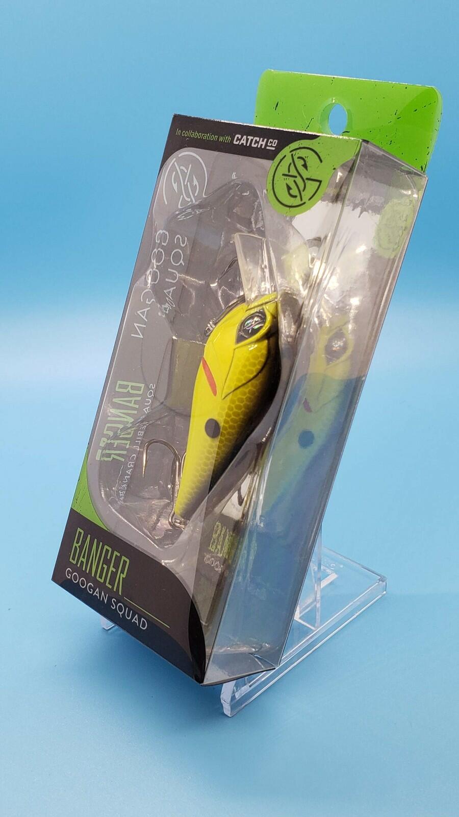 Googan Squad Banger Crankbait 2-1/4" 3/8oz Chartreuse Black Back Fishing Lure