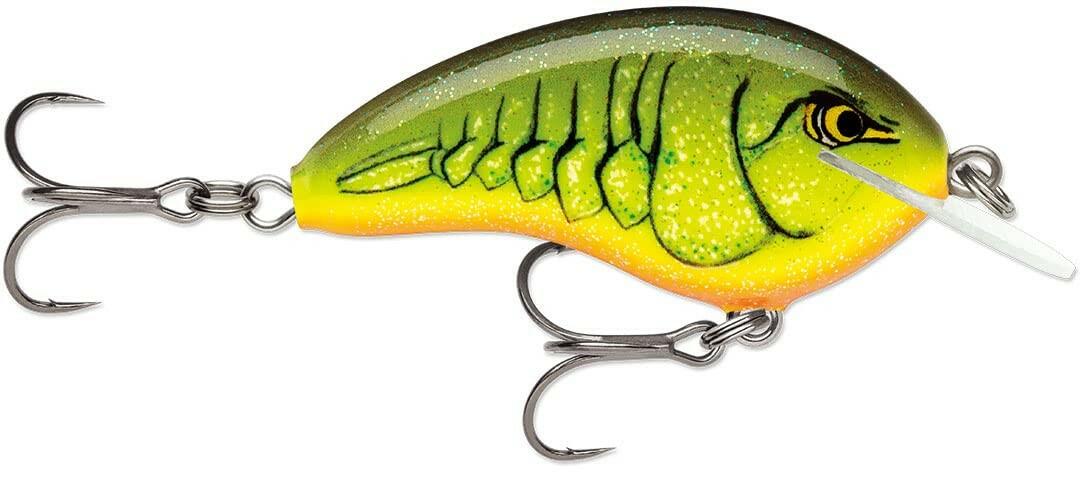 Rapala Ott's Garage Tiny 04 Crawdad Bait - Chartreuse Rootbeer, Fishing Lure