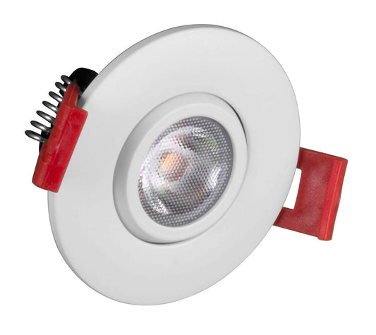 NICOR DGD2 2" LED Gimbal Recessed Downlight 2700K White Dimmable 4.8W