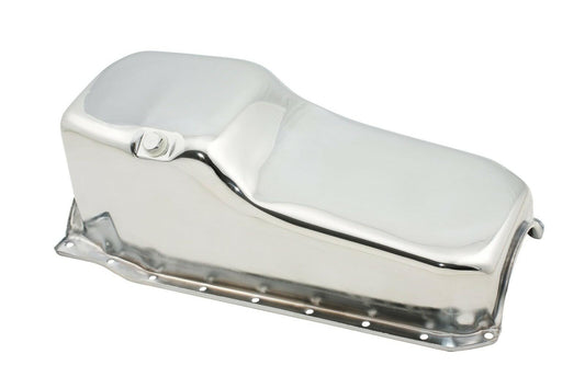 Mr. Gasket 9426 Chrome Engine Oil Pan Silver