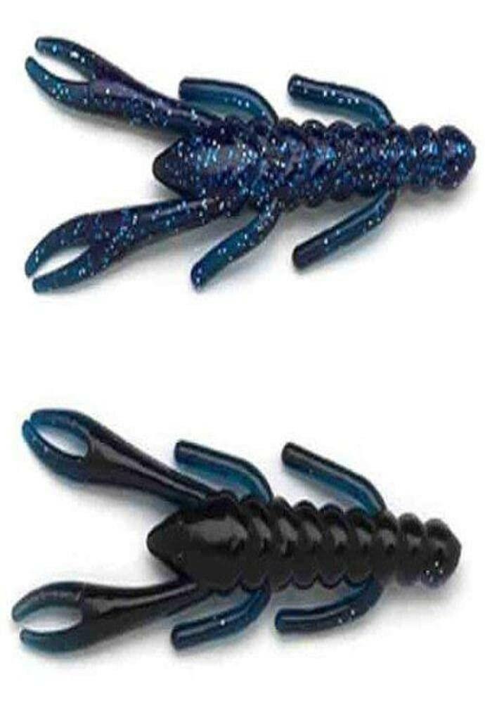 Gambler BB 3in Plastic Lure Bowen Silver Shadow for Bass Panfish Fishing