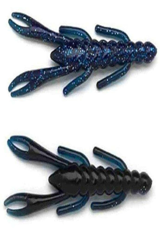 Gambler BB 3in Plastic Lure Bowen Silver Shadow for Bass Panfish Fishing