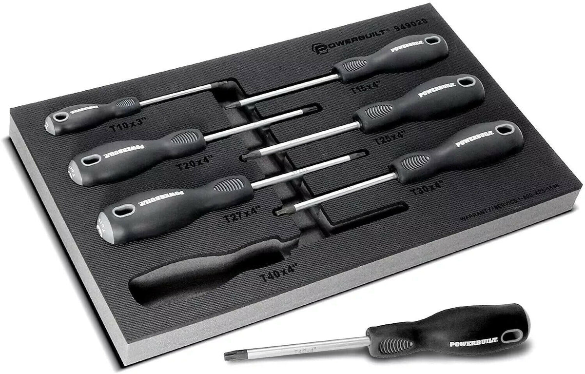 Carquest Pro Tech 7-Piece Torx Screwdriver Set, Professional 949020 Kit