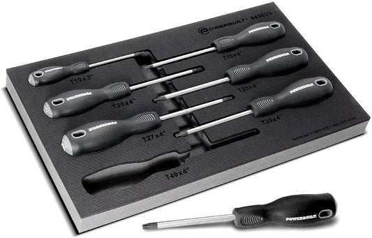 Carquest Pro Tech 7-Piece Torx Screwdriver Set, Professional 949020 Kit