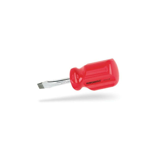 Powerbuilt 646011 Maxi-Grip Handle Slotted Screwdriver - 1/4" x 1-1/2"