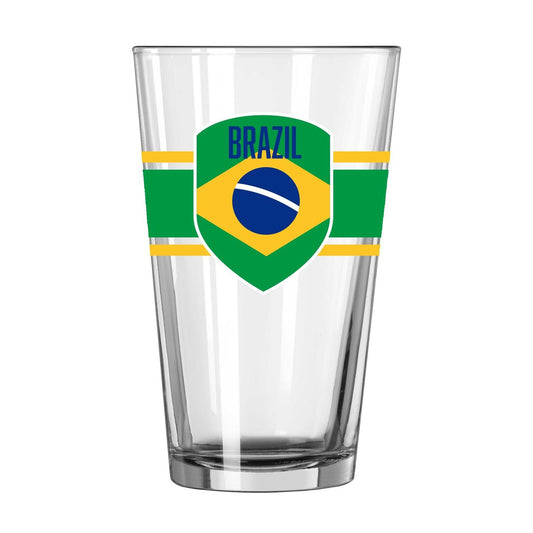 Germany Men's National Soccer 16oz Pint Glass - Logo Brands Drinking Cup