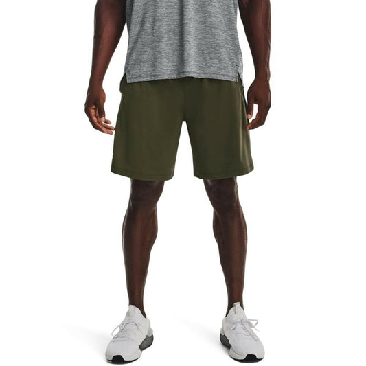 Under Armour Tech Vent Men's Shorts Marine OD Green Black Small 1365381-390