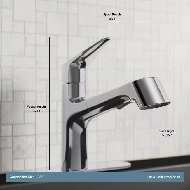 Kohler Vin R29679-CP Pull Out Kitchen Faucet 2 Function Spray Polished Chrome