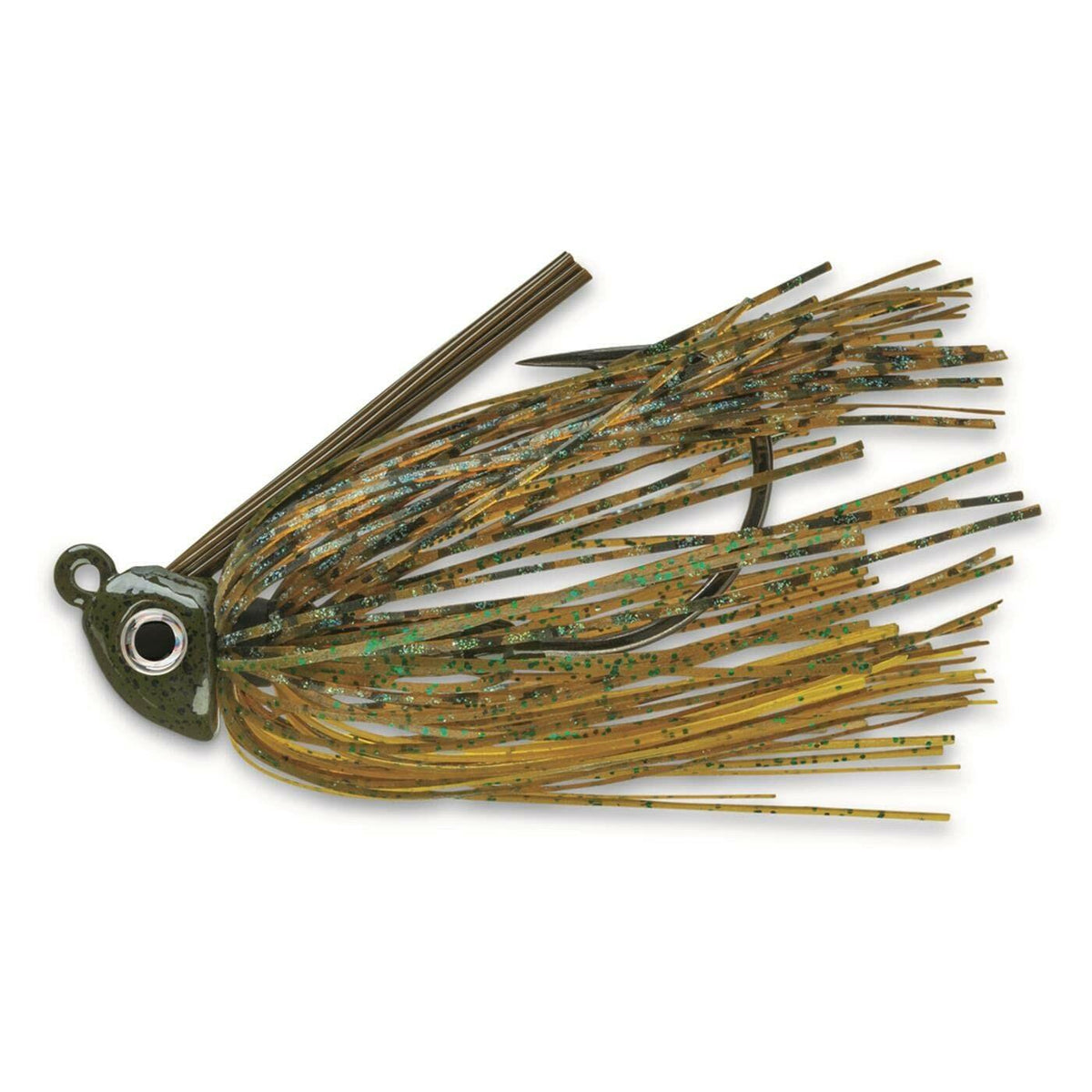 Heavy Duty Swim Jig 3/8 Pumpkin Green