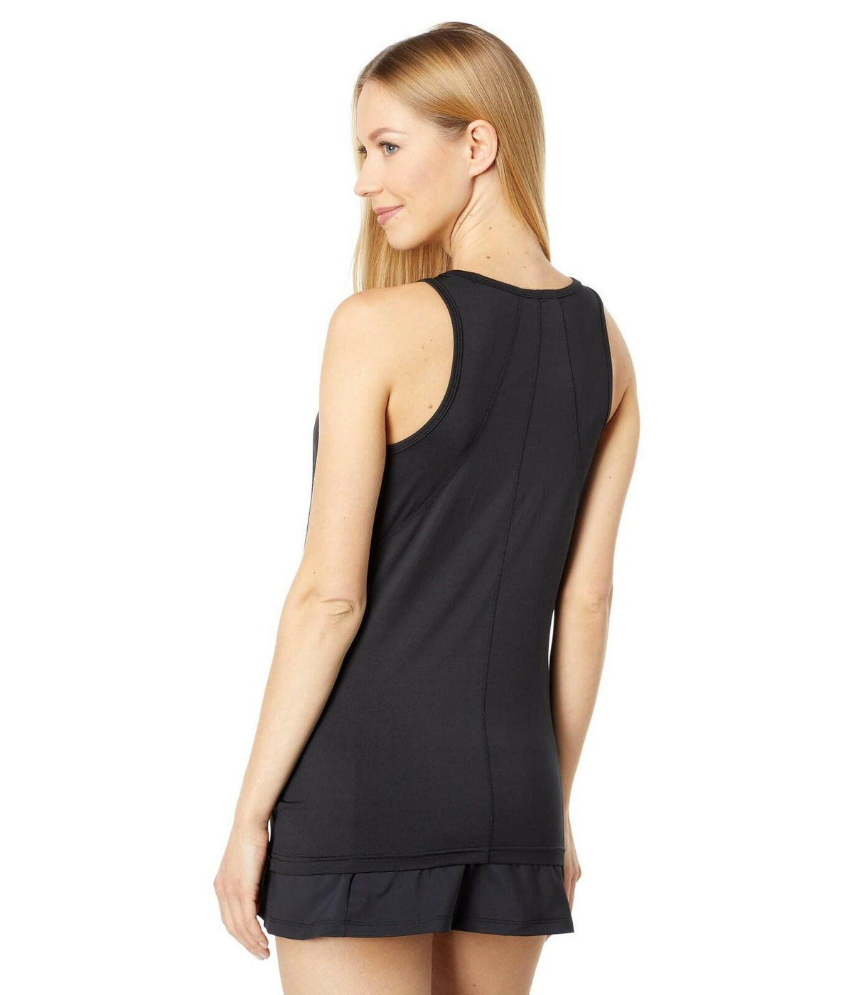Fila Essentials Black Full Coverage Tank Top for Women, XS Activewear