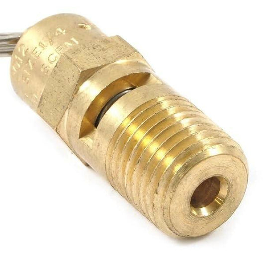 Forney 75551 Air Compressor Safety Relief Valve 1/4" MNPT 150 PSI 136 SCFM