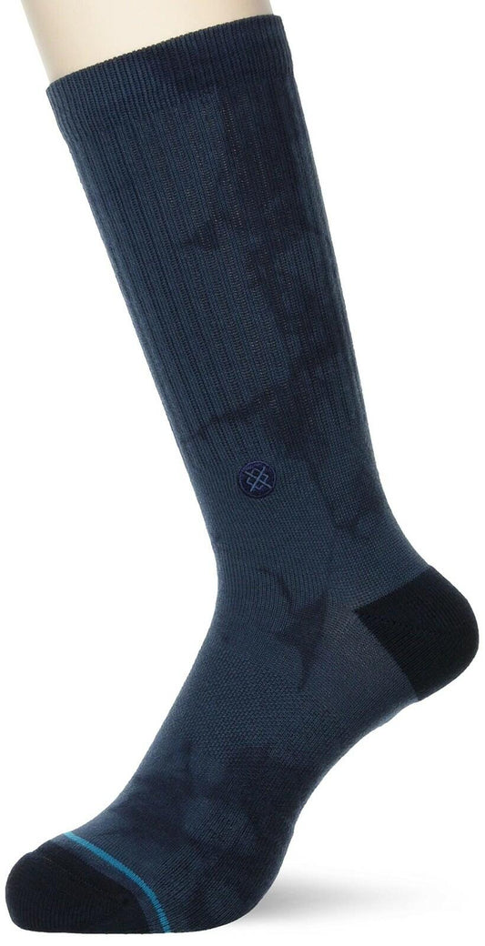 Stance NBA Logoman Dye Crew Socks Navy Blue Men's Large 9-13