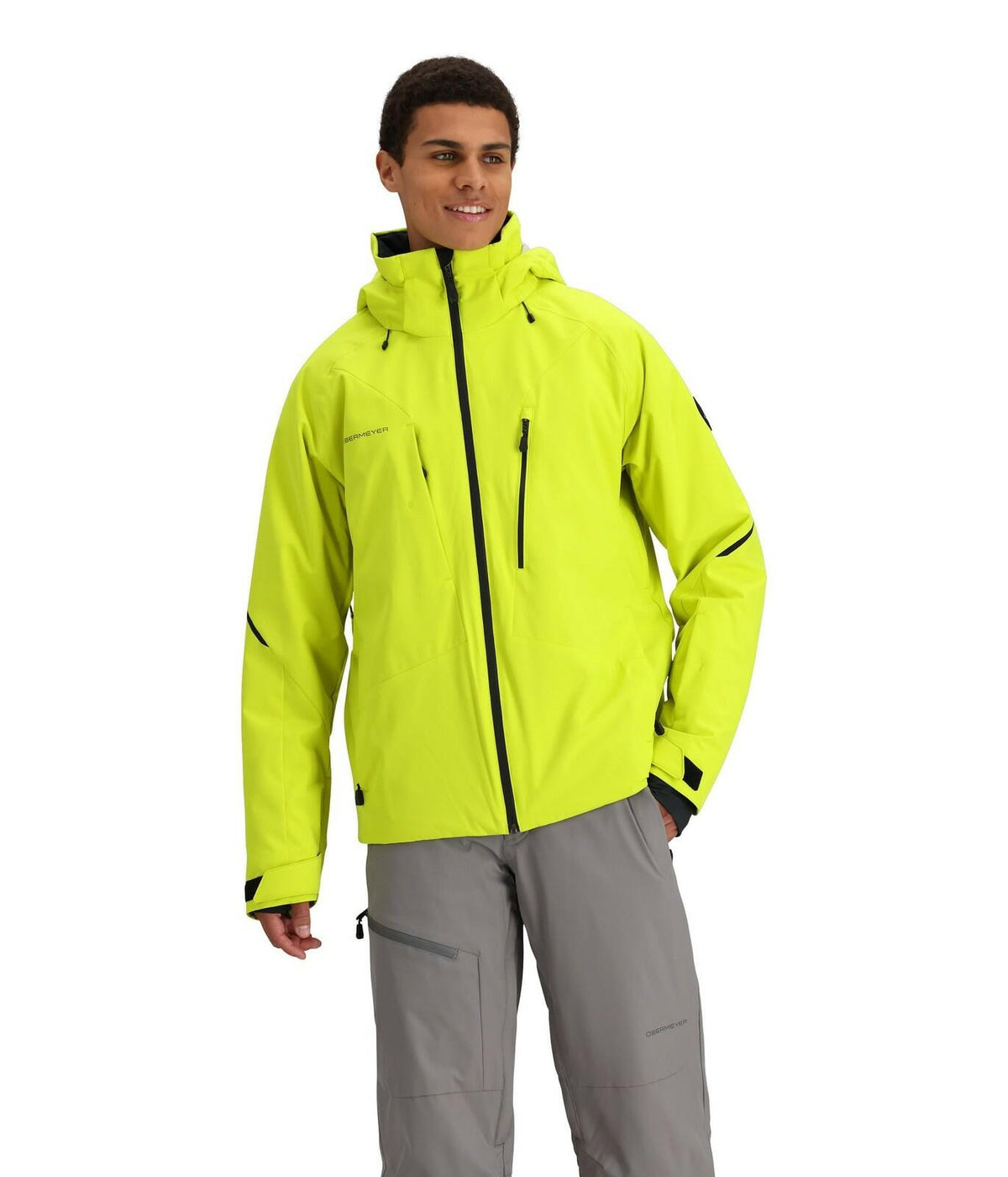 Obermeyer Raze Jacket Spark XXL Regular - Removable Hood, Mock Collar, Zip